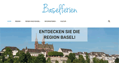 Desktop Screenshot of baselferien.ch